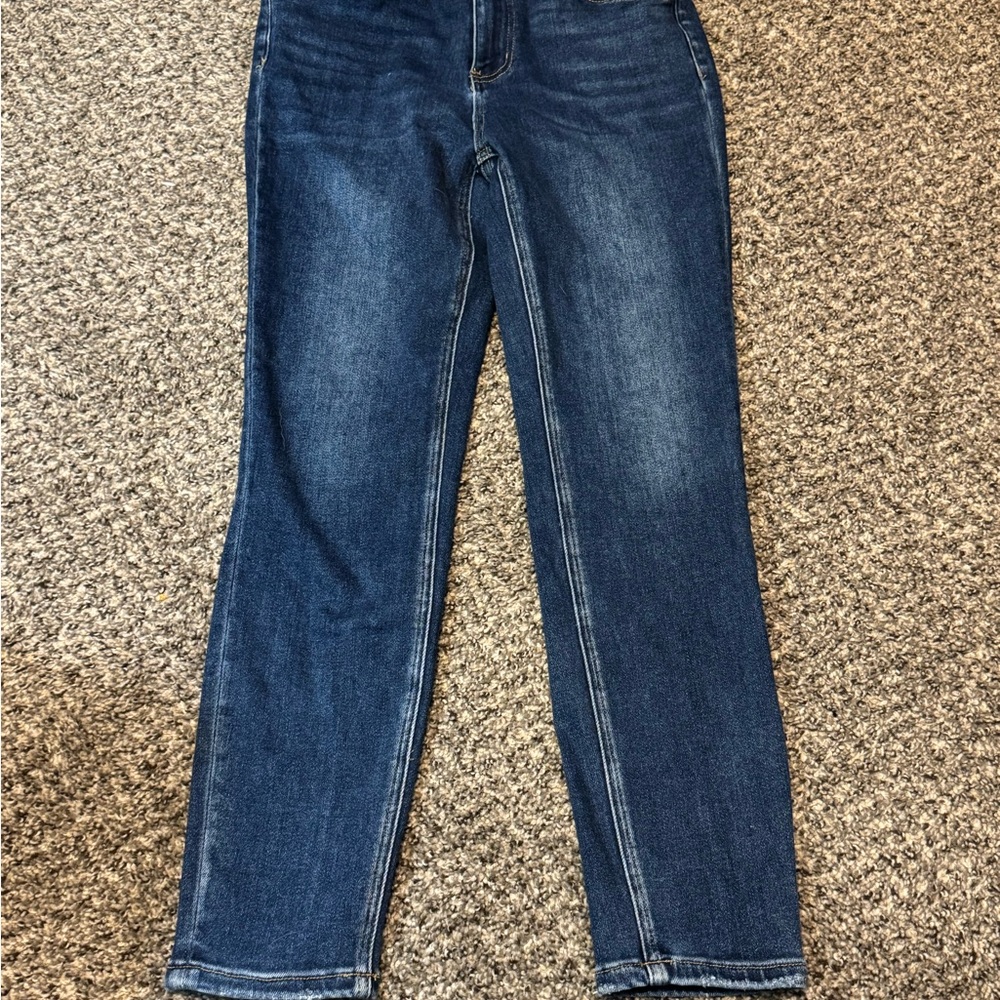 VERVET BY FLYING MONKEY Women’s Skinny Jeans - Dark Blue Wash